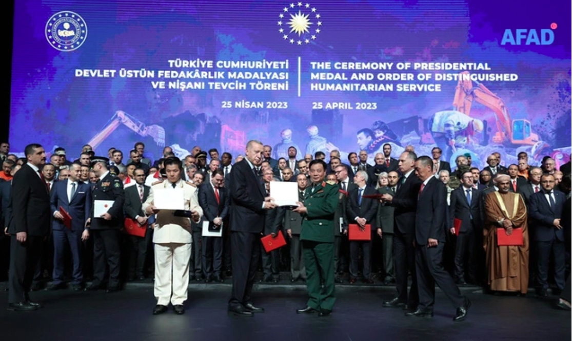 Turkey honours Vietnamese rescue teams after Feb. 6 earthquakes